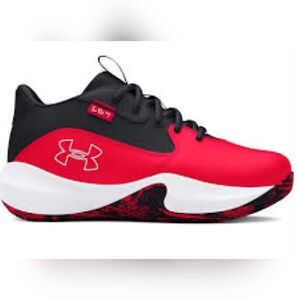 Under Armour Lockdown 7 Basketball Sneakers Red & Black US  Mens Size 10 ( EUC)